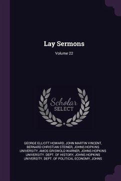 Lay Sermons; Volume 22