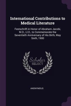 International Contributions to Medical Literature - Anonymous