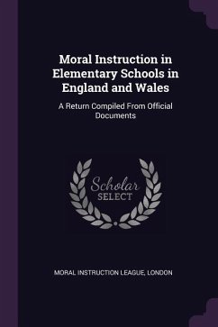 Moral Instruction in Elementary Schools in England and Wales