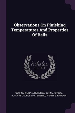 Observations On Finishing Temperatures And Properties Of Rails