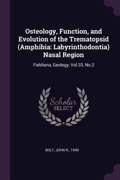 Osteology, Function, and Evolution of the Trematopsid (Amphibia