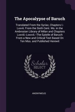 The Apocalypse of Baruch - Anonymous