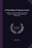 A Year Book of Famous Lyrics