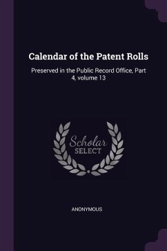Calendar of the Patent Rolls - Anonymous