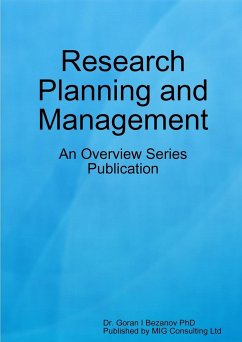 Research Planning and Management - Bezanov, Goran