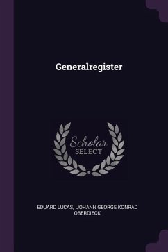 Generalregister - Lucas, Eduard