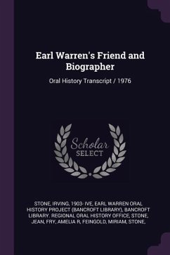 Earl Warren's Friend and Biographer