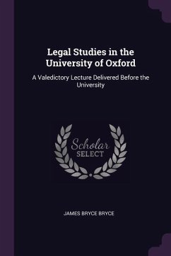 Legal Studies in the University of Oxford