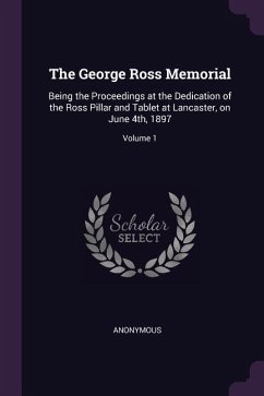 The George Ross Memorial - Anonymous