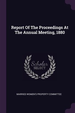 Report Of The Proceedings At The Annual Meeting, 1880
