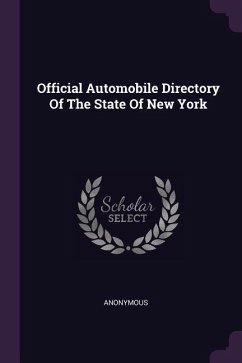Official Automobile Directory Of The State Of New York