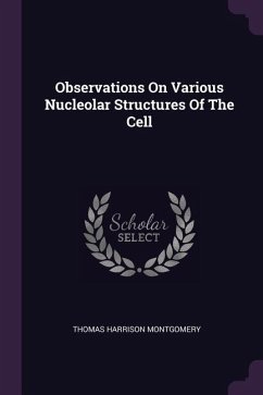 Observations On Various Nucleolar Structures Of The Cell - Montgomery, Thomas Harrison