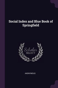 Social Index and Blue Book of Springfield - Anonymous