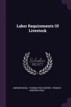 Labor Requirements Of Livestock - Boss, Andrew