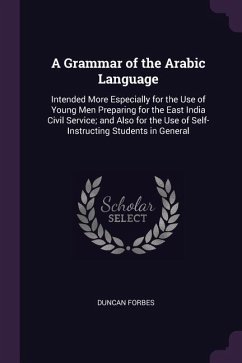 A Grammar of the Arabic Language - Forbes, Duncan