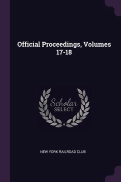 Official Proceedings, Volumes 17-18