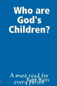 Cover Who are God's Children?