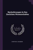 Nacheiferungen In Den Zierlichen Wissenschaften