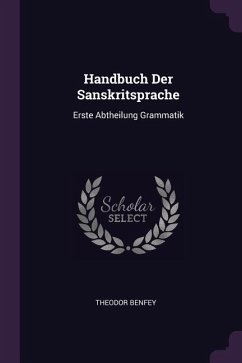 Handbuch Der Sanskritsprache