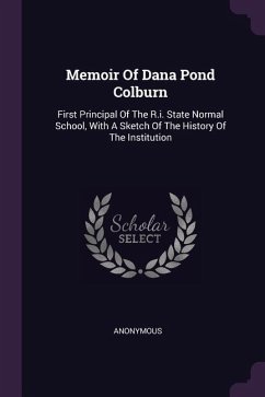Memoir Of Dana Pond Colburn - Anonymous