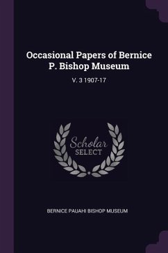 Occasional Papers of Bernice P. Bishop Museum