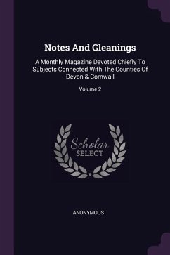 Notes And Gleanings