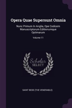 Opera Quae Supersunt Omnia