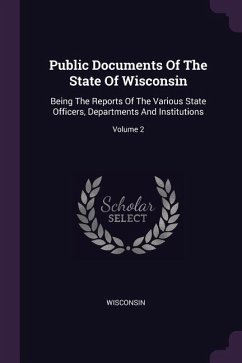 Public Documents Of The State Of Wisconsin