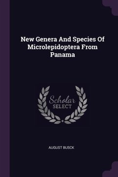 New Genera And Species Of Microlepidoptera From Panama