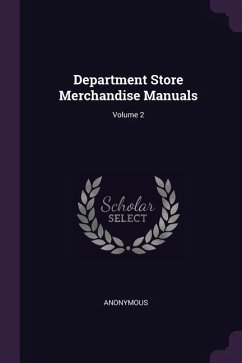 Department Store Merchandise Manuals; Volume 2