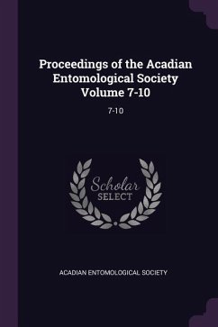 Proceedings of the Acadian Entomological Society Volume 7-10