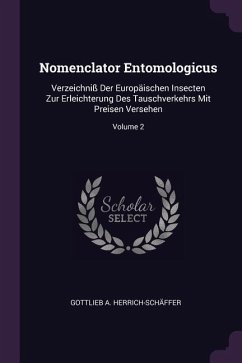 Nomenclator Entomologicus - Herrich-Schäffer, Gottlieb A