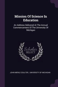Cover Mission Of Science In Education