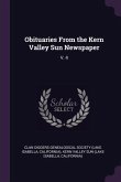 Obituaries From the Kern Valley Sun Newspaper