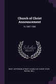 Church of Christ Announcement Church of Christ Announcement