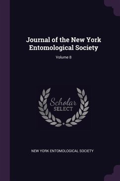 Journal of the New York Entomological Society; Volume 8