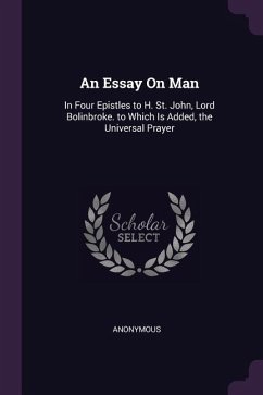 An Essay On Man - Anonymous