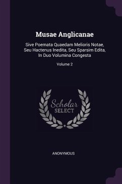 Musae Anglicanae - Anonymous