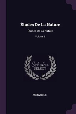 Cover Études De La Nature