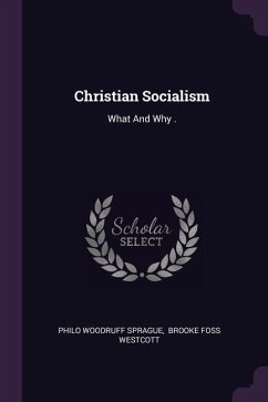 Christian Socialism - Sprague, Philo Woodruff