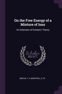 On the Free Energy of a Mixture of Ions