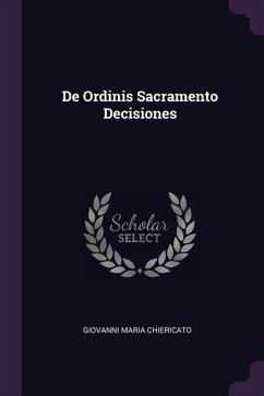 De Ordinis Sacramento Decisiones