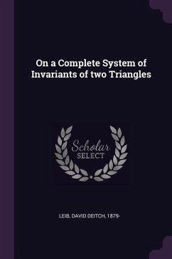 On a Complete System of Invariants of two Triangles