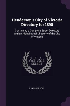 Henderson's City of Victoria Directory for 1890