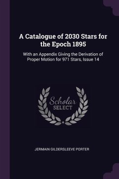 A Catalogue of 2030 Stars for the Epoch 1895
