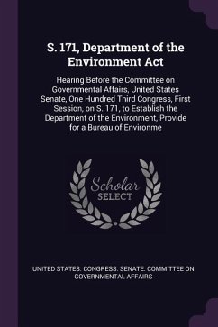S. 171, Department of the Environment Act