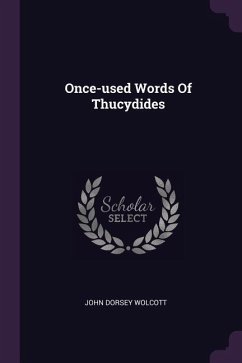 Once-used Words Of Thucydides
