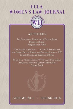 UCLA Women's law Journal (Volume 20.1) Spring 2013 - UCLA Women's Law Journal