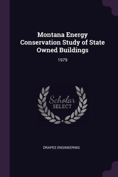 Montana Energy Conservation Study of State Owned Buildings