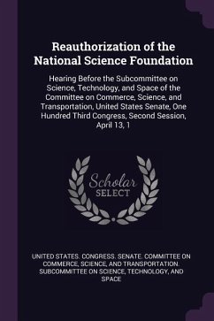 Reauthorization of the National Science Foundation